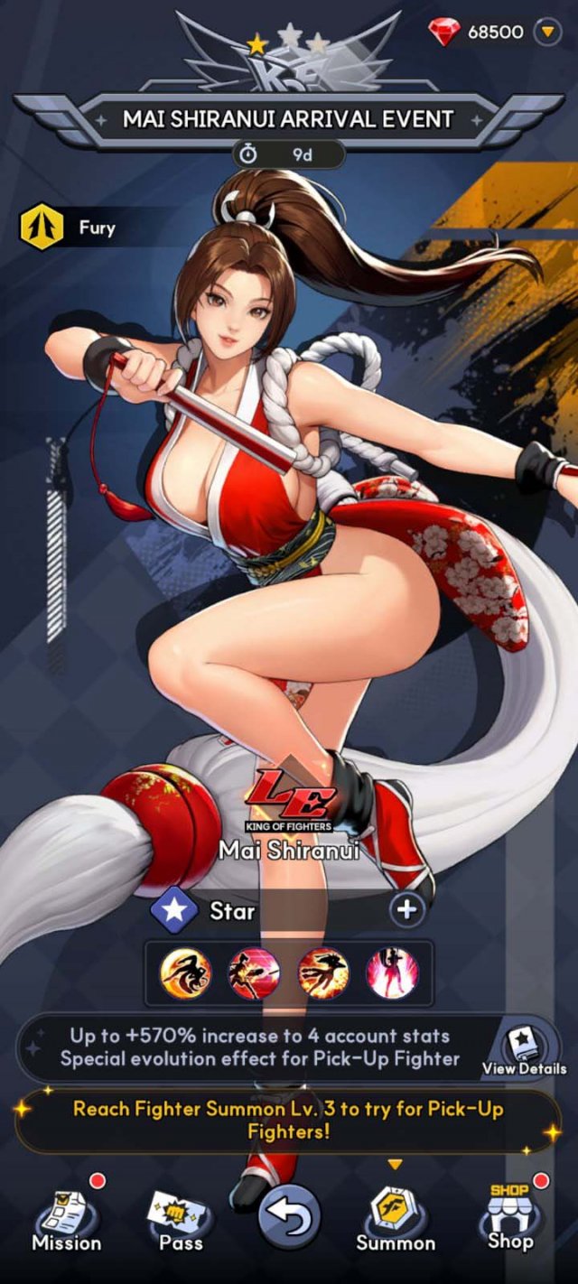 mai shiranui pick up banner