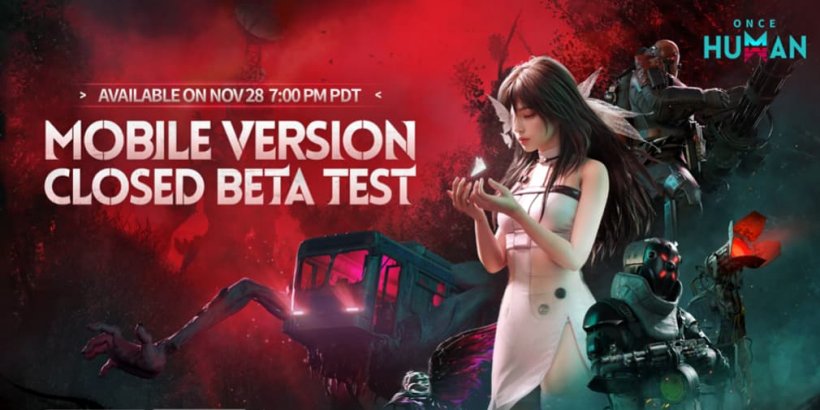 Once Human's mobile closed beta test to start tomorrow