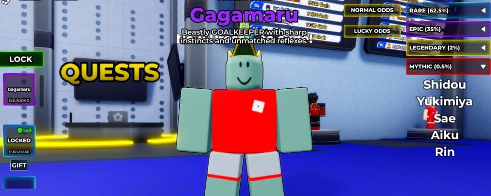 Gagamaru with stats