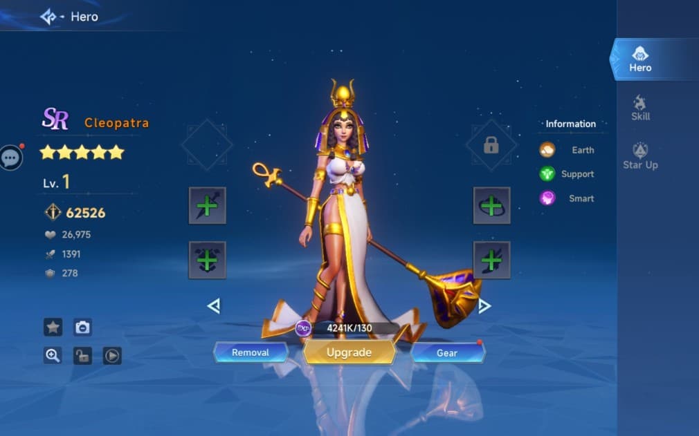 Cleopatra portrait